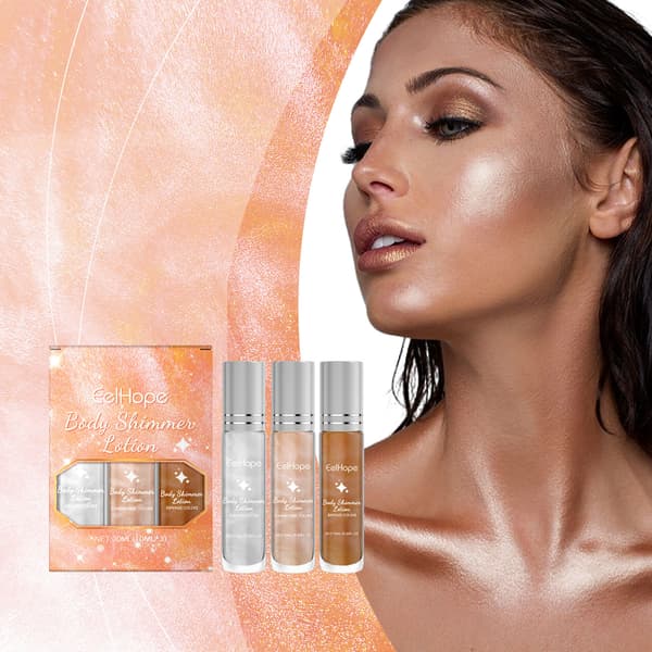 Eelhope Ansiktsmarkeringssticka Set - Fest/Bal Smink - Fluorescerande Highlighter