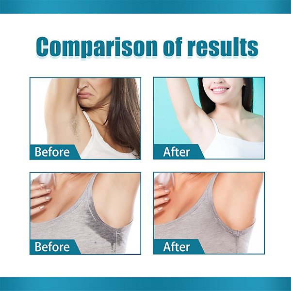 3x Armhuleluktfjerner Kvinne For Sterk Svette Kroppslukt Anti-Svette Deodorant For Menn Antiperspirant Langvarig Underarm
