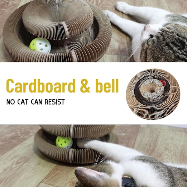 Taianomainen elin Cat Scratching Board Cat Ball Adventure Ultimate Interactive Mental Physical Exercise Indoor Cat Toy -JRZD