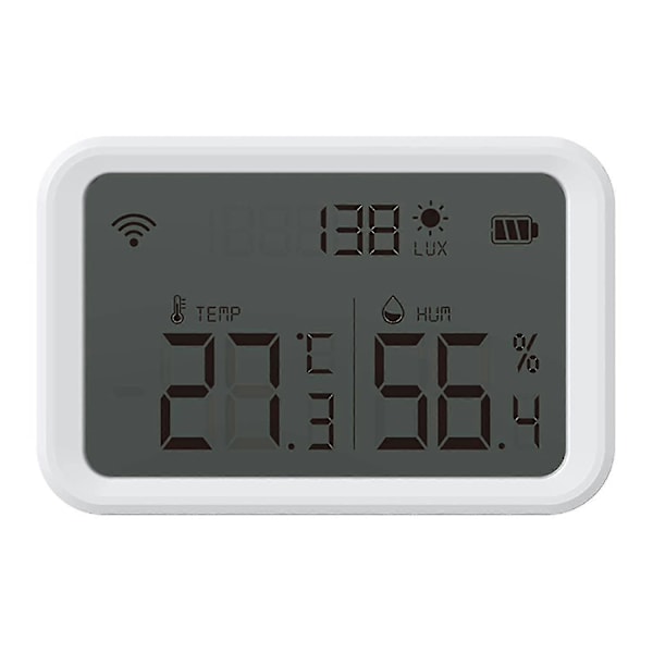 Smart Temperatur- og Luftfugtighedssensor Zigbee Trådløs Hygrometer Termometer Med App-advarsler Og Dataeksport Til Drivhus Vinkælder Zigbee Hub Nødvendig