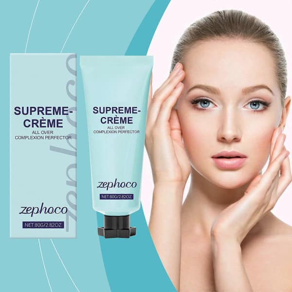 Supreme Creme All Over Complexion Perfector Langvarig Concealer Foundation - Vanntett, Egnet for Kropp og Ansikt 2pcs