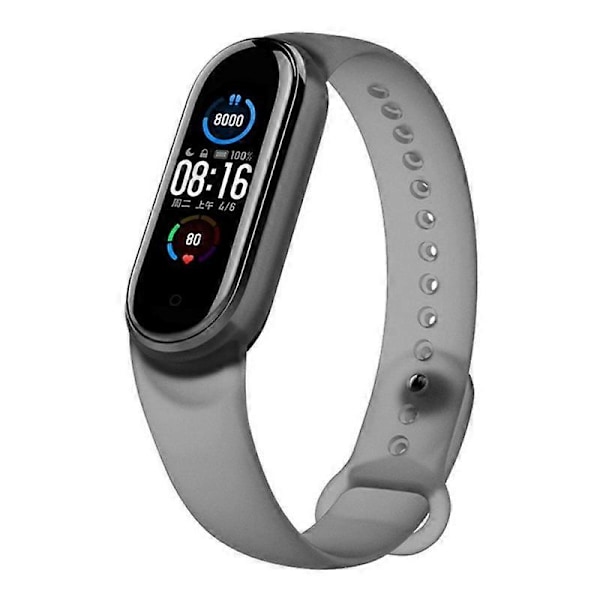 TPU Urremærke Rem Velegnet Til Mi Band 7 Rem Frostmat Mi Band Gennemsigtig Mi Band 5/6/7 Håndled translucent orange