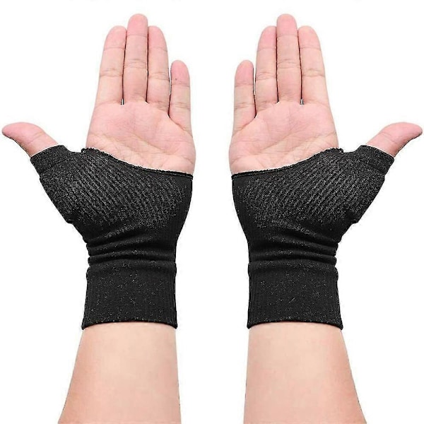 Gel Compression Thumb Support Protector Sleeve Arthritis Gloves Rsi Joint Pain ZD.16