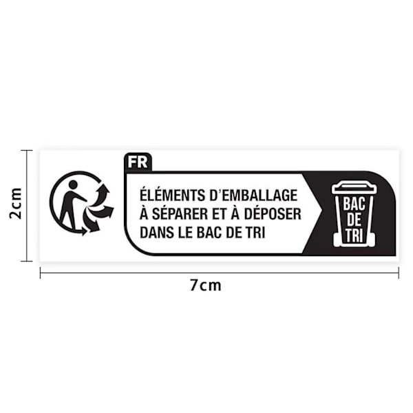1000 kpl ympäristönsuojelutarrapakkaus Temu lasten lelut, tekstiili-, elektroniikka- ja sähkötarrat FF YH zd 2000pcs