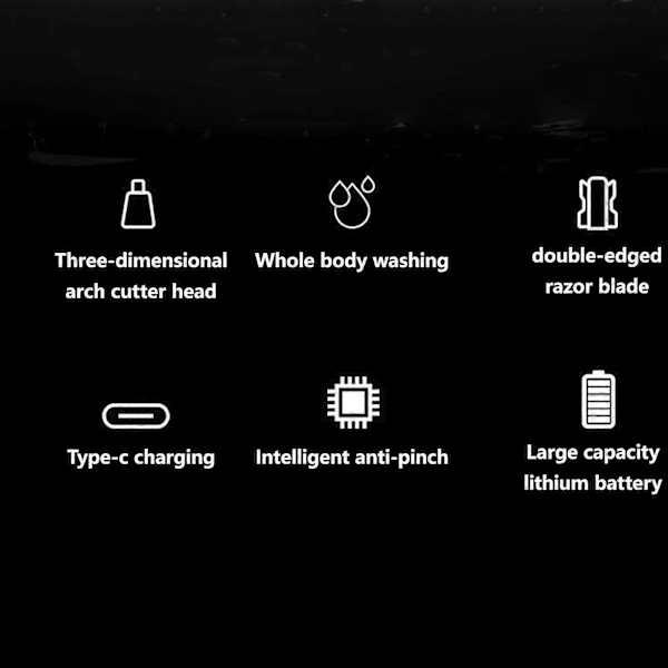 Skönhetsnäs- och öronklippare för män och kvinnor, batteridriven, elektrisk - Näs- och ögonbrynshårsavlägsnare wh