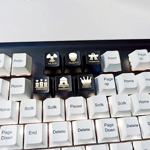 Tilpassede tasthetter, egnet for mekaniske tastaturer, OEM-profil ABS-tasthetter