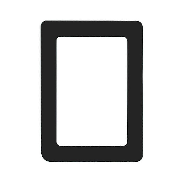 Värikkäät magneettiset kuvat 11,8 * 16 cm valokuvamagneetti valokuvakehykset jääkaappiin black