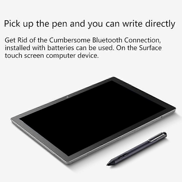 Glatt kulepenn berøringsskjerm penn for Surface Pro 3 4 5 Laptop Tablet bb