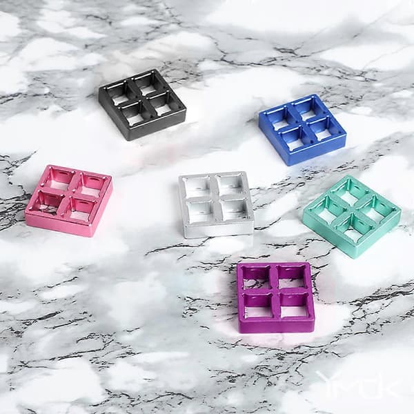 1 stk. Aluminium Legering Fire-Port Test Shaft Frame Switch Tester Base Testværktøj pink