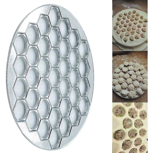 37-håls Aluminium Dumplingform för att göra Dumplings, Köksredskap Utmärkt