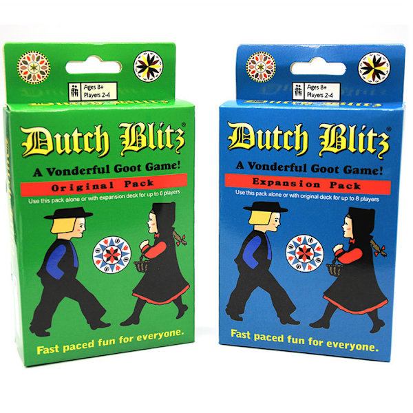 Dutch Blitz Dutch Blitz basics plus expanded family party game cards