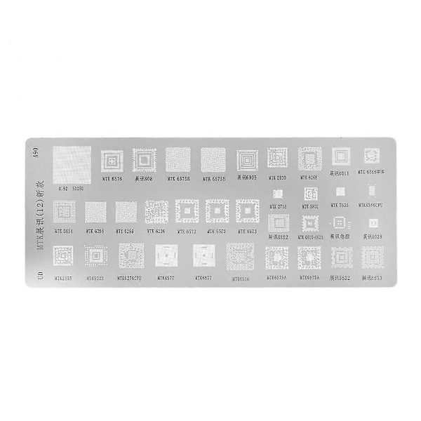 3 st Universal BGA-omlödningsmallar Kit för MTK HTC Huawei Android