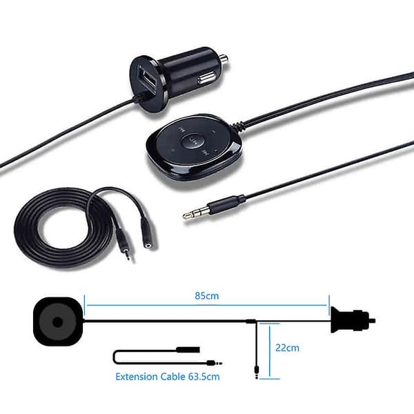Bluetooth Bilmottaker Bluetooth Håndfri Bilaudioadapter Sincero Home