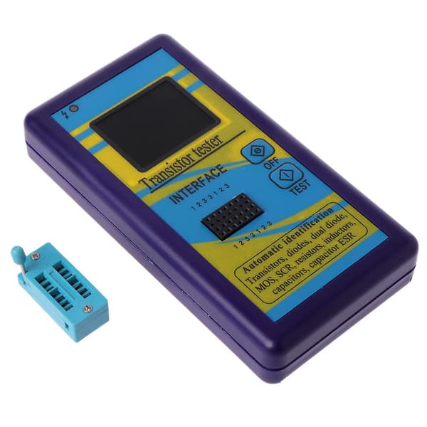 M328 Transistor Tester Diode Kapasitans ESR Spenning Frekvens Meter Lodding
