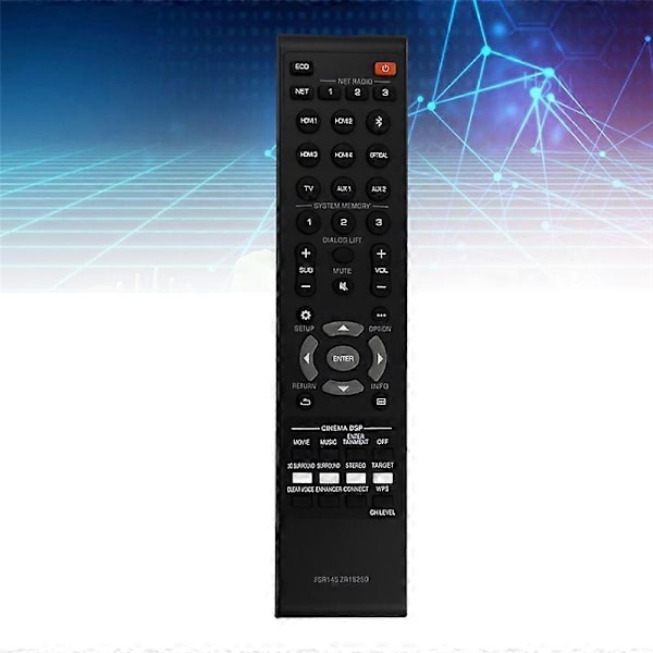 Erstatning FSR145 ZR15250 Fjernkontroll for MusicCast Sound Bar Fjernkontroll FSR145 ZR15250 YSP-5600