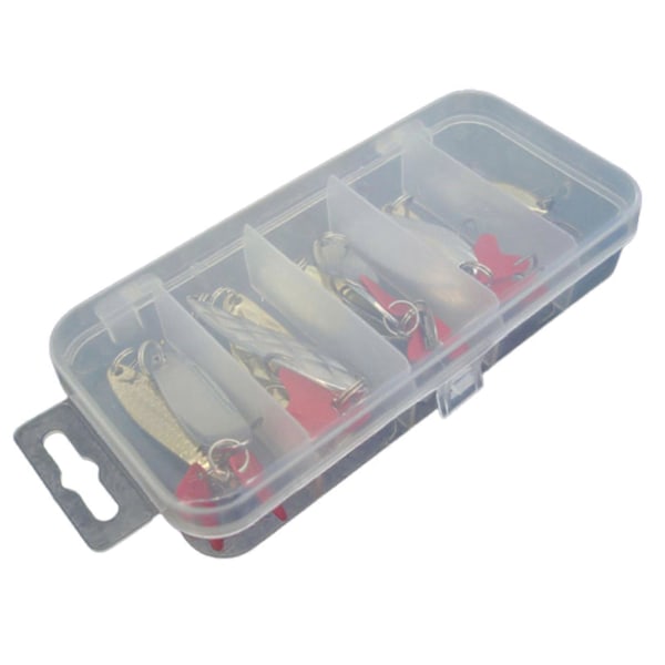 10 stk. Fiskeskeer Lokker & Agner Holdbare Hård Metal Spinner Agner til Ferskvand & Saltvand 2