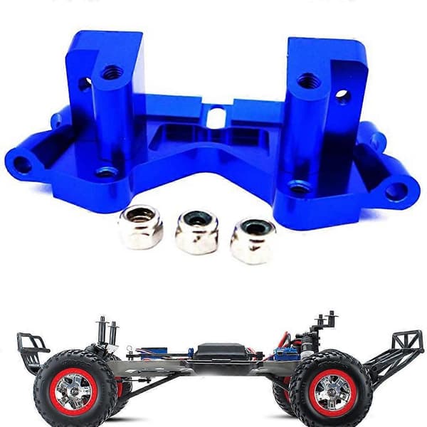 RC Framre Nedre Bulkhead, Röd Passar 1/10 Slash & Andra Modeller