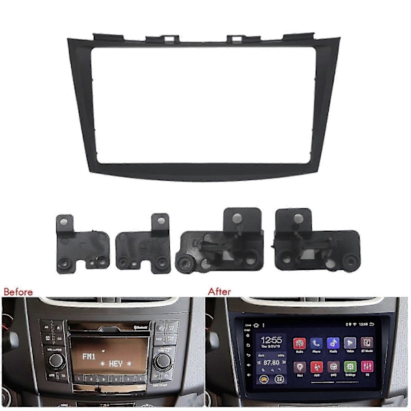 2 Din Bilradio Facia til Swift Ertiga Dvd Stereo Rammeplade Adapter Montering Instrumentbræt Installation B