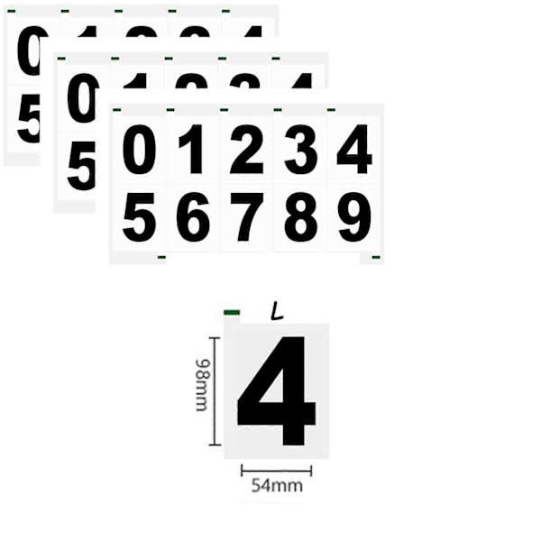 3 stk. Nanofilm Nummerpladesticker  Nummerplade Reflekterende Usynlig Digital Sticker  Forsvindende Nummerplader