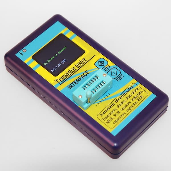 M328 Transistor Tester Diode Kapasitans ESR Spenning Frekvens Meter Lodding