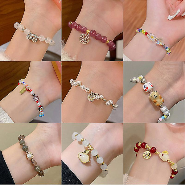 Dame Perle Armbånd Gave Luksus Niche Alsidig Perle Armbånd til Retro Par Smykker ZD HU style 3