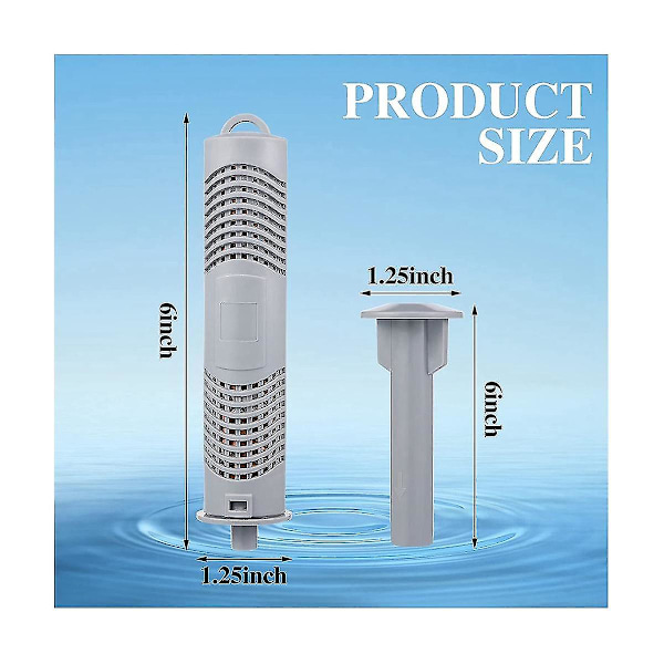 2 stk. Spa Mineral Ion Filter Stick Spa Mineral Sticks Hot Tub Zinc Mineral Ion Stick