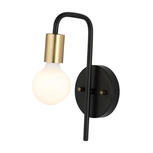 Metallvägglampa Vägglampa Väggläslampa För Heminredning Enkelt Installera Svart Och Gyllene -SZCN golden