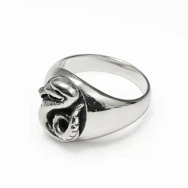 Wizard Malfoy Slytherin Käärmes Sormus Metalliseos Korut Sormukset Aikuisten Unisex Asusteet 10