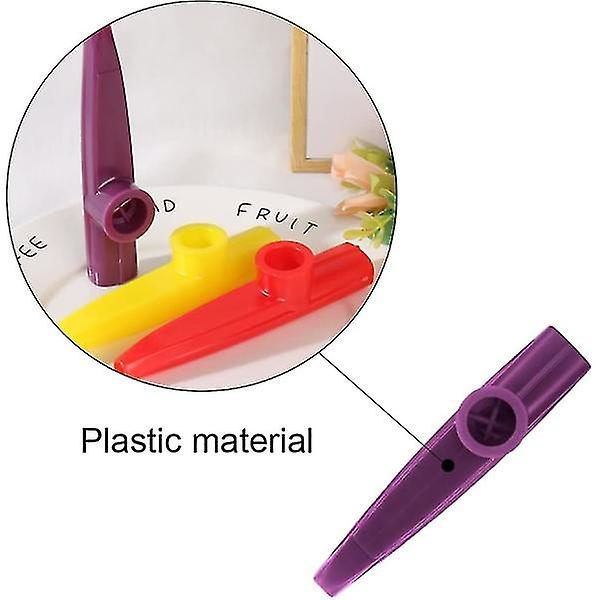 10 Kazoo-instrumenter, fløjter, pædagogisk legetøj, tilgængelig som gaver og festartikler