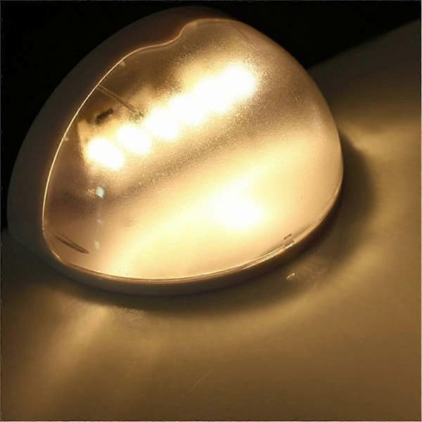 Solcellsladdad väggsensorljus Accentbelysning Vattentät 6 Led Praktisk Acent -DGJR white light