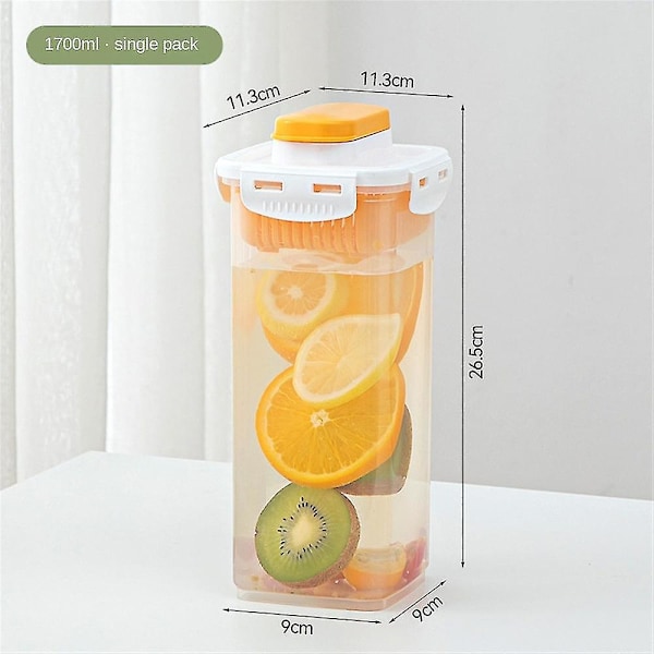 Køleskabs kold kedel med hane limonade flaske drikkevarer kold vandflaske beholder -GSL 4l kettle c