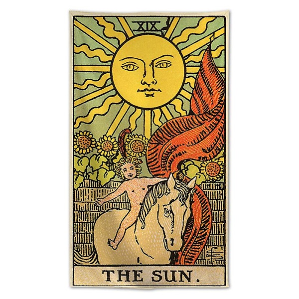 Tarotkort ophængningstøj National Style baggrundstøj Gobelin dekorativt klæde hængende billede ZD FT c