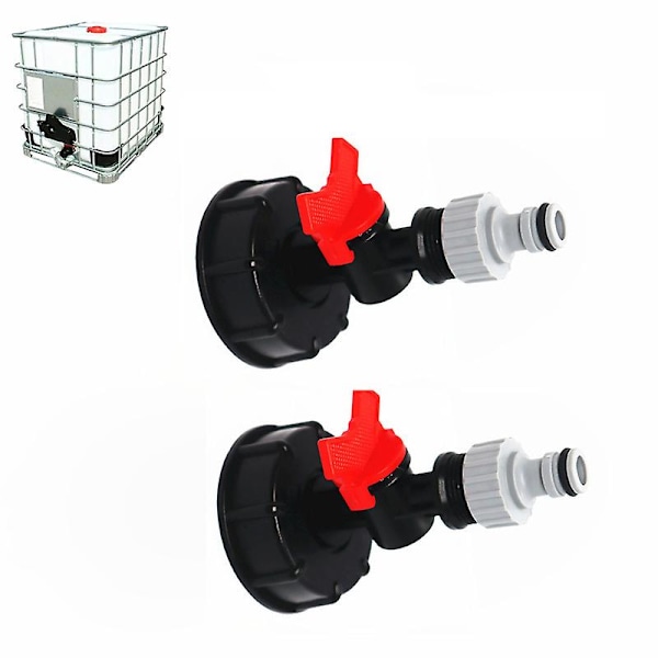 S60x6 sovitinventtiili 3/4 1000 litran IBC-vesisäiliöön, ämpäritarvikkeet, ämpärin kytkentäliitin, puutarha ZD B2 EE