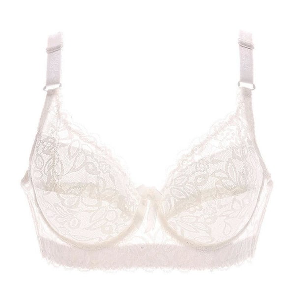 Flot Kvinders Push-Up BH Spids BH Sexy Lingeri Støtte BH AA A B C D white 90abcd