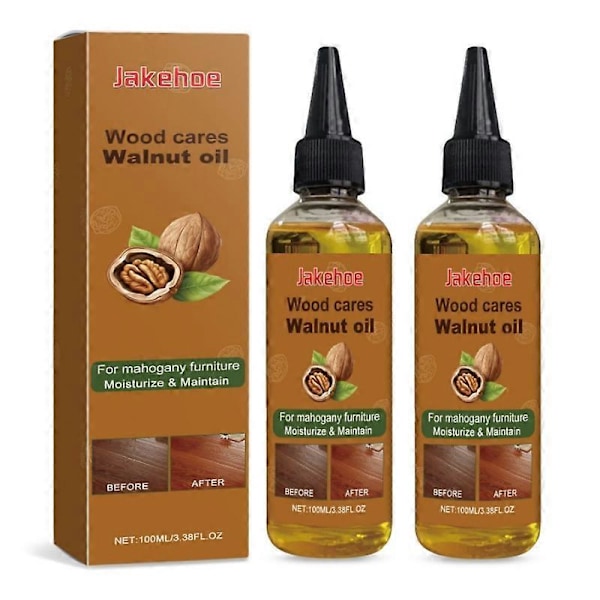2x Rejuvenate Trägolvsrengörare Trägolvsrengöringslösning 100ml Multifunktionell Golvpolish Vätska För Trägolv