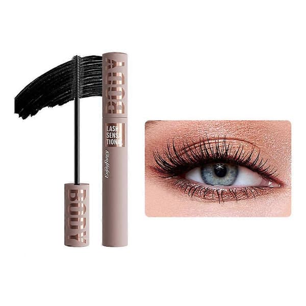 EnjoyFancy Volume Længde Mascara - Langtidsholdbar Præcis Børste for et Vågent Blik 3Blackest Black