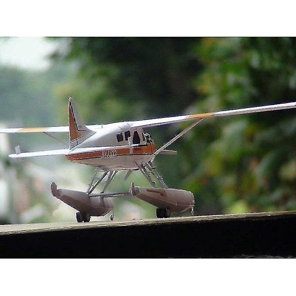 DIY 1:32 45cm DHC 2 Beaver Vandflyvebåd Saml Håndværk 3D Puslespil Legetøj til Børn | Flyvemaskine Pap Model