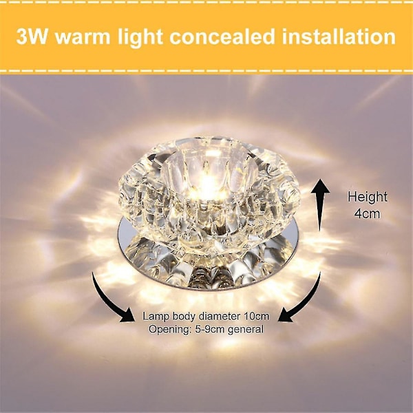 LED Downlight Loftlampe 3W LED-Deckenleuchte LED-Licht für Gang Flur Korridor -GSL a07
