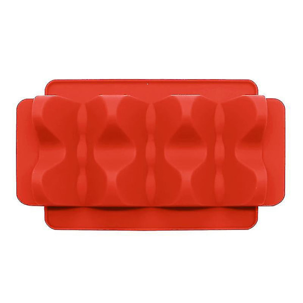 Taco Holder Stativer, Silikon Taco Bakke Plader Holder Op Til 3 Eller 4 Tacos Hver, Taco Stativ Stativ Bakke red l