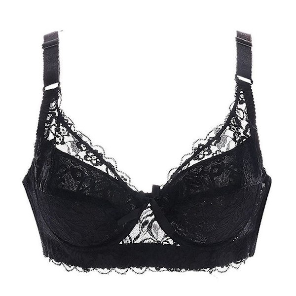 Flot Kvinders Push-Up BH Spids BH Sexy Lingeri Støtte BH AA A B C D black 85abcd