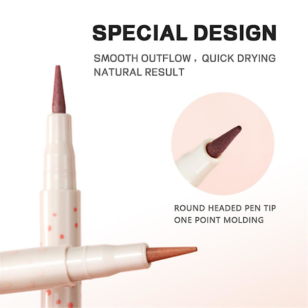 LACHAVA Naturlig Freckle Pen Til Prikker Pletter Falsk Makeup Vandfast Holdbar Kosmetik 3