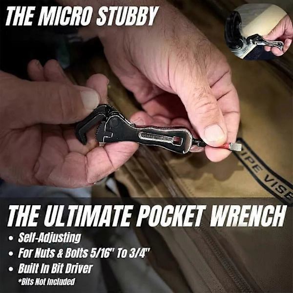 Micro Stubby, mikrostubby-nøgle, mikro selvlåsende nøgle 1pc