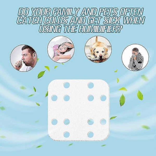 80 Pakk Erstatningsavkalkningsputer, Kompatibel For Lv600hh Luftfukter Mineralabsorberende Pute Luftfukter