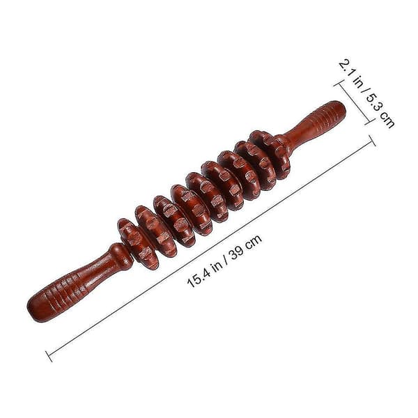 Tilbehør Anti-Cellulite Massage Rulleværktøj Massager Træ
