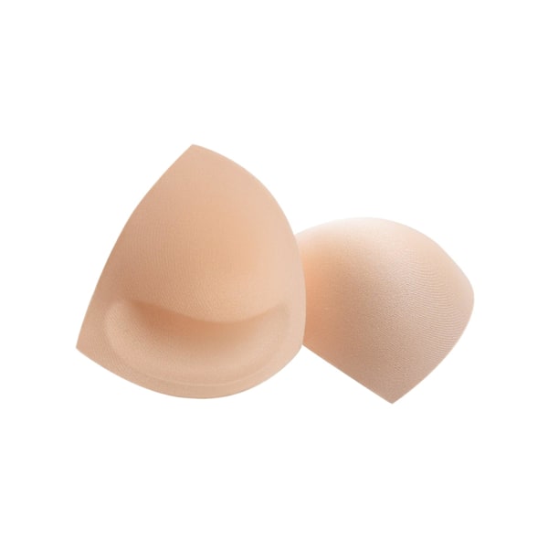 3 Par Bra-puter, Trekantformet Bikinipute, Bh-innlegg, Push-up-pute, 3 Farger