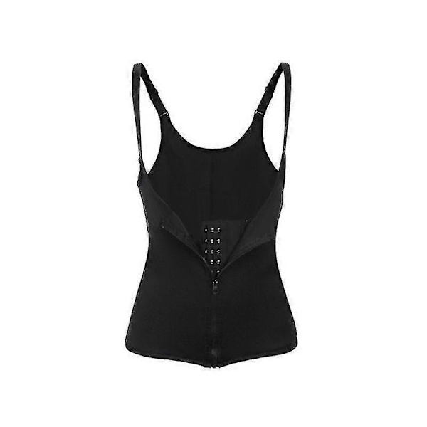 Kvinde Zipper Body Slimming Shapewear Høj Talje Trainer Mave Bælte Underbukser -CNSZ s