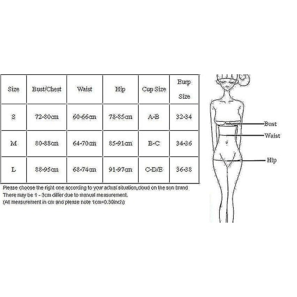 Sommer Bikini Trekant Badedragt Kvinder Halter Badetøj Nederdel 3 Dele Sæt Elegant Badetøj ZD B2 l
