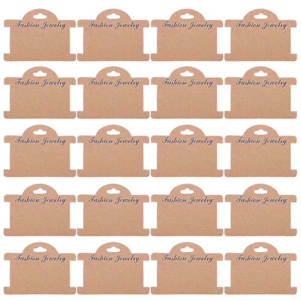200 st Armband Display Pappkort Halsband Display Kort Smycken Display Kort