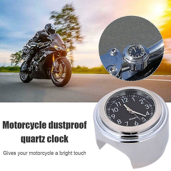 Universal vandtæt 7/8 motorcykel cykel styr ur ZD A