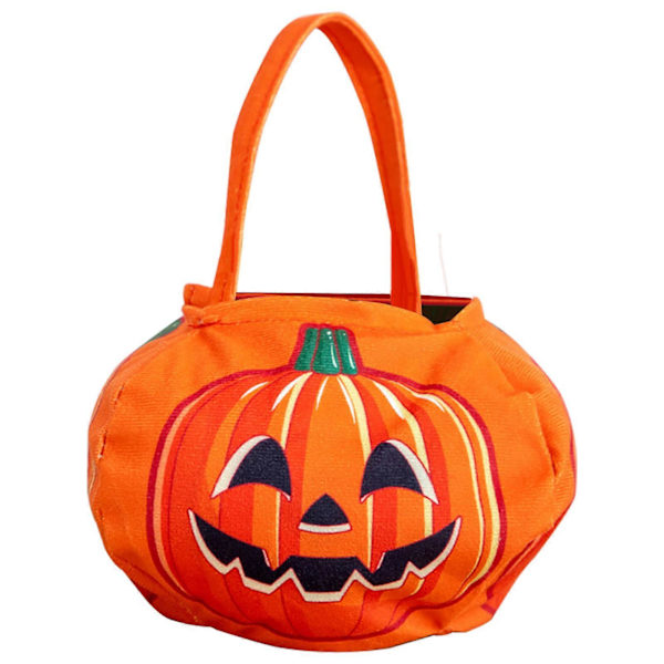 Halloween-koristeet Halloween-kurpitsakarkkipussi Halloween-karkkipussi Juhlakoristeet Lasten kädessä pidettävä kurpitsapussi Päiväkodin näyttämökoriste